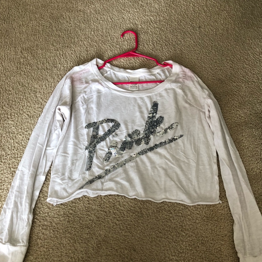 Victoria secret pink crop top